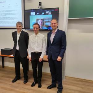 Ing. Jakub Klinkovský, Ph.D. a jeho školitelé